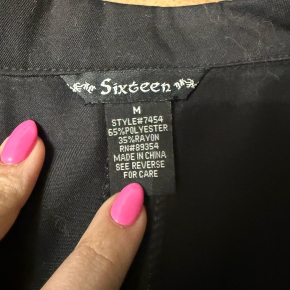 Sixteen Y2K Black Blazer Women’s Size Medium - Picture 4 of 5